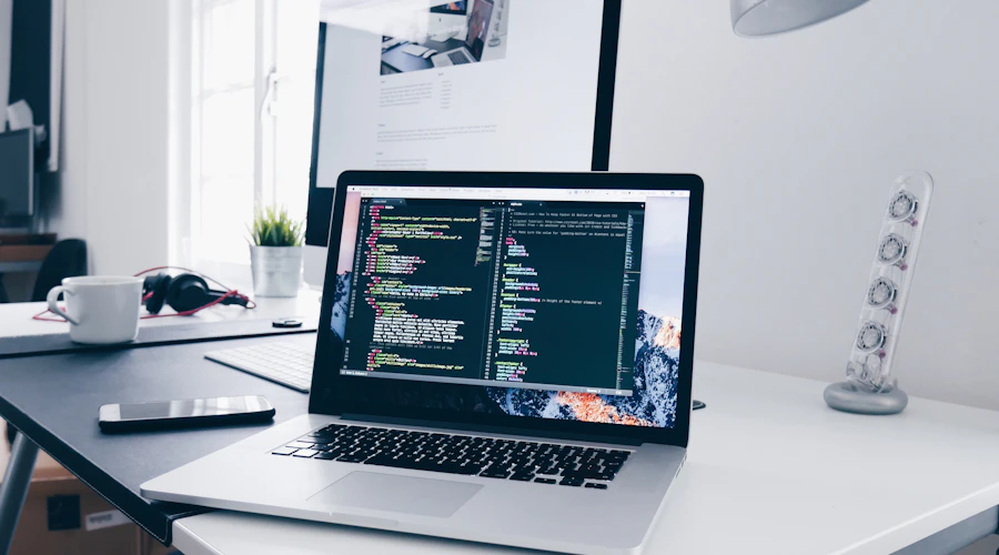 Website development company in Bangalore workspace